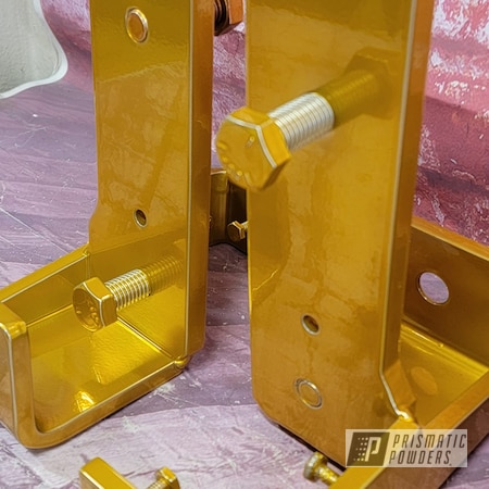 Powder Coating: Gold Sparkle,Super Chrome Plus UMS-10671,2 Stage Application,Ghost Strong,Brassy Gold PPS-6530,Weight Equipment,Transparents