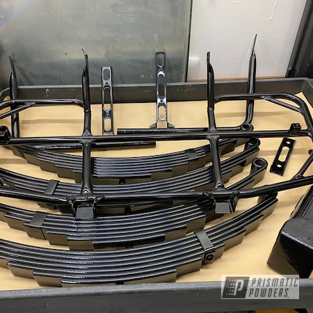 Powder Coating: GLOSS BLACK USS-2603,Hitch,Springs,Leaf Springs,Trailer Parts