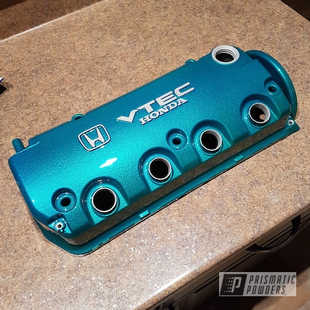 Powder Coating: Valve Cover,Honda Valve Cover,Illusion Tropical Fusion PMB-6919,Clear Vision PPS-2974