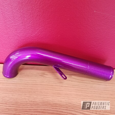 Powder Coating: Turbo Pipes,Clear Vision PPS-2974,Automotive,Illusion Violet PSS-4514