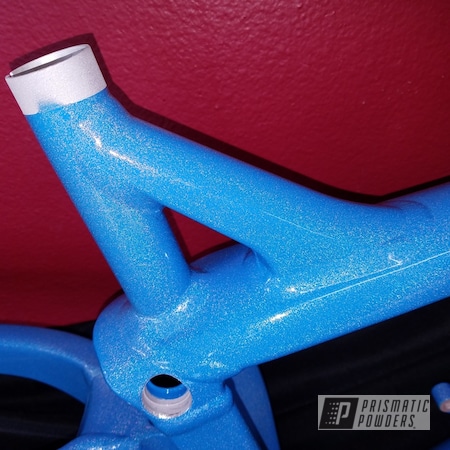 Powder Coating: Clear Lights PPB-4864,Two Stage Application,Bicycles,RAL 5015 Sky Blue