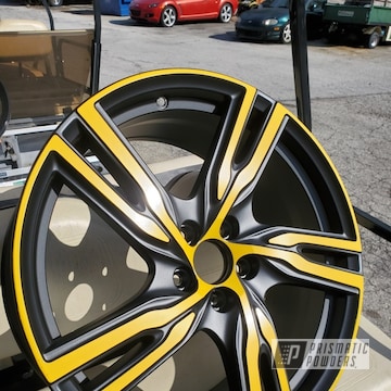Powder Coated Two Tone Wheels In Uss-1522 And Pss-2380
