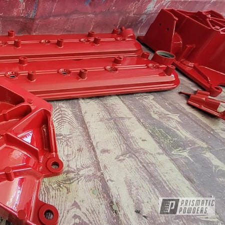 Powder Coating: Auto Parts,Automotive Parts,RAL 3002 Carmine Red,Red,Automotive