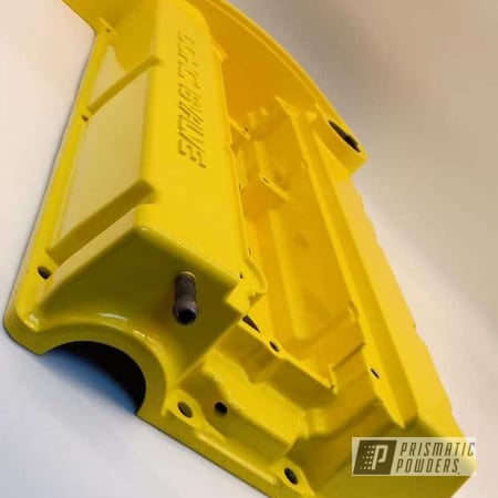 Powder Coating: Automotive,Spring Yellow PSS-0118,Desert Red Wrinkle PWS-2762,Automotive Parts,EVOLOUTION