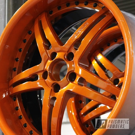 Powder Coating: Clear Vision PPS-2974,Three Piece,Illusion Tangerine,Illusion Tangerine Twist PMS-6964