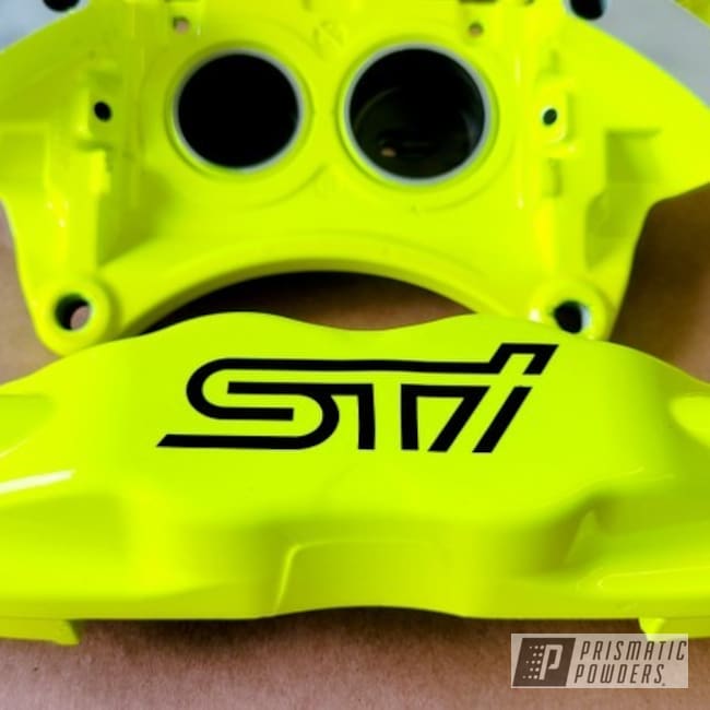 Powder Coated Sti Brake Calipers In Pss-0106, Pss-5053 And Pps-4765