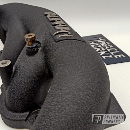 Powder Coating: Splatter Black PWS-4344,Automotive,manifold,GTR35,Nismo,Exhaust Manifold