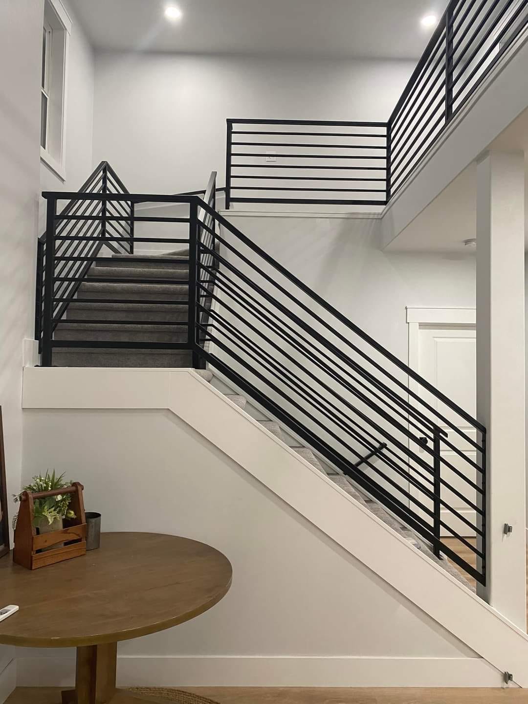 Hand Railing in Black Jack | Prismatic Powders