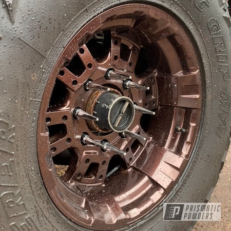 Powder Coating: Wheels,Diablo,Clear Vision PPS-2974,Rims,17" Aluminum Rims,Off-Road,Lazer Copper PMB-4151,1 Stage