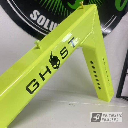 Powder Coating: Ink Black PSS-0106,Ghost Strong,Gym Equipment,Neon Yellow PSS-1104,Ghost