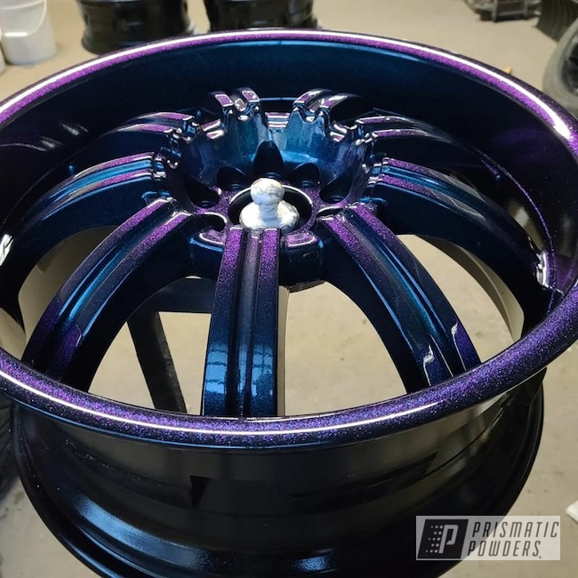 Powder Coated Wheels In Uss-2603 And Ppb-5732