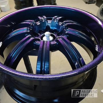 Powder Coated Wheels In Uss-2603 And Ppb-5732