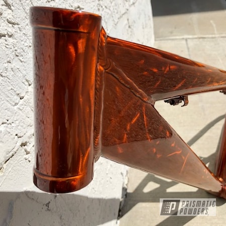 Powder Coating: Transparent Copper PPS-5162,Mountain Bike,Bike Frame,Custom Bicycle Frame