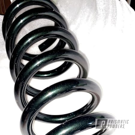 Powder Coating: Automotive,Lazer Emerald PMB-4147,Springs,Ford,coil springs,f250,Suspension