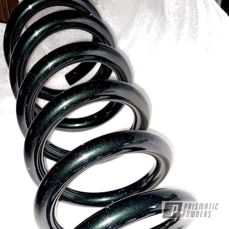 Powder Coating: Springs,Ford,Suspension,f250,coil springs,Lazer Emerald PMB-4147,Automotive