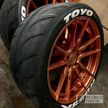 Powder Coating: Copper Wheels,Clear Vision PPS-2974,Illusion True Copper - DISCONTINUED PMB-10044,Automotive,Wheels