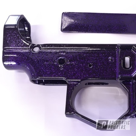 Powder Coating: Airsoft,Airsoft Gun,Ink Black PSS-0106,2 Stage Application,Disco Purple PPB-7033