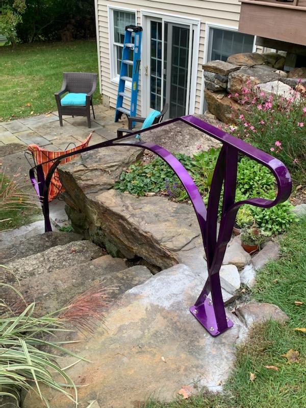 Hand Railing Featuring Candy Grape II | Prismatic Powders