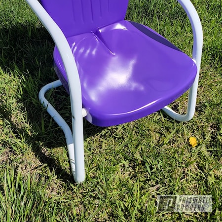 Powder Coating: Patio Chairs,Chairs,Galaxy Wave PMB-2497,Vintage Lawn Chairs,Lawn Chairs,Gloss White PSS-5690