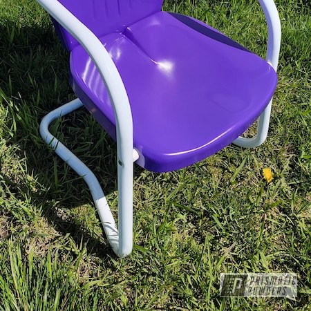 Powder Coating: Gloss White PSS-5690,Lawn Chairs,Patio Chairs,Chairs,Vintage Lawn Chairs,Galaxy Wave PMB-2497