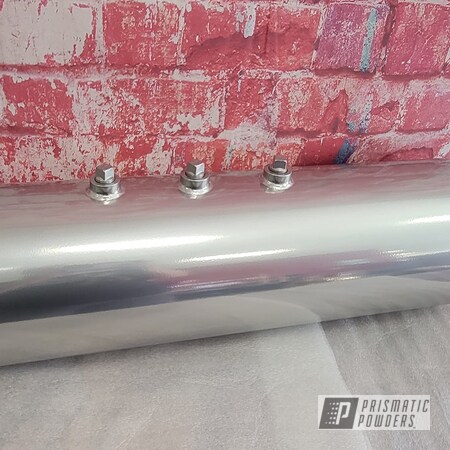 Powder Coating: Air Tank,Clear Vision PPS-2974,Two Stage Application,Super Chrome,Super Chrome Plus UMS-10671,Aluminum Air Tank