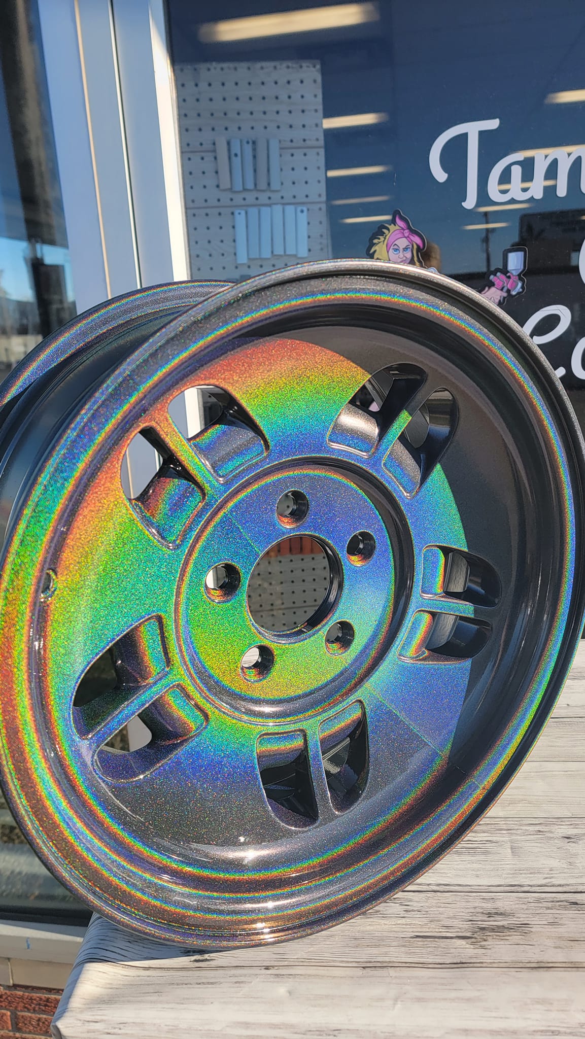 Wheels Finished with Prismatic Universe and Clear Vision | Prismatic ...