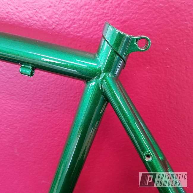 Bike Frame Coated In Illusion Money And Clear Vision