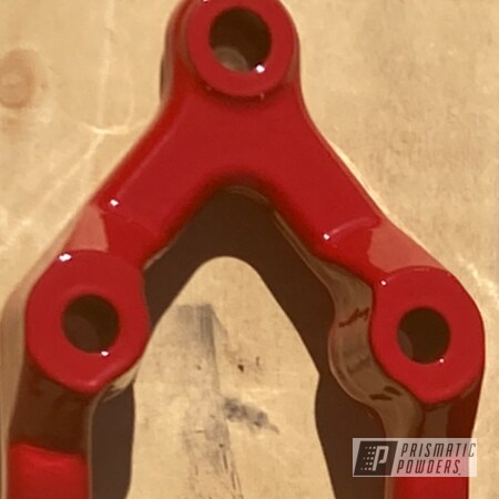 Powder Coating: Red Wheel PSS-2694,Automotive,Clear Vision PPS-2974,2 Stage Application,Beadlock