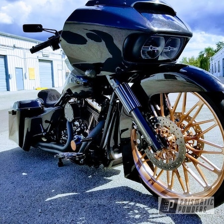 Powder Coating: Motorcycles,Flash Rust PPB-6930,Custom Motorcycle Accents,Custom Motorcycle Wheels,Bad Bagger