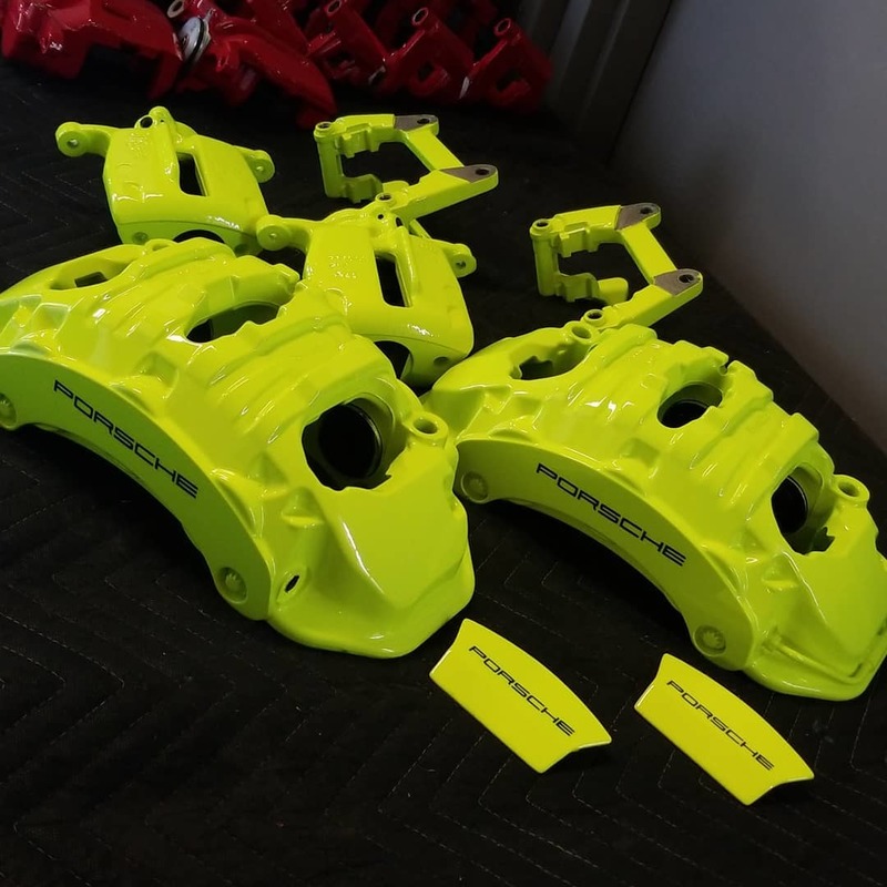 Neon Yellow Brake Caliper Paint: Standout Style for Your Car