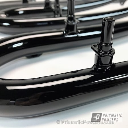 Powder Coating: Ink Black PSS-0106,RANS Bikes,Bicycles,Clear Vision PPS-2974,Custom Bicycle Frame,Solid Tone,Clear Coat Used