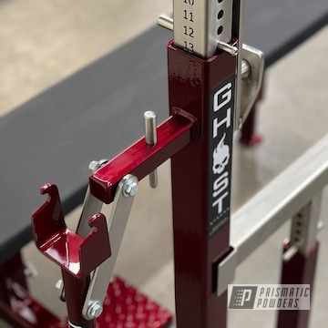 Powder Coated Clear Vision And Illusion Cherry Gym Equipment