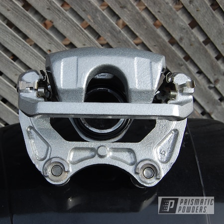 Powder Coating: Custom Brake Calipers,Heavy Silver PMS-0517,Clear Vision PPS-2974,Automotive,Calipers,Powder Coated Brake Calipers,Brakes