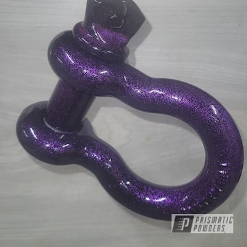 Gloss Black And Disco Purple D Ring