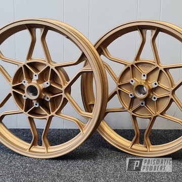 Gold Smith And Casper Clear Ducati Wheels