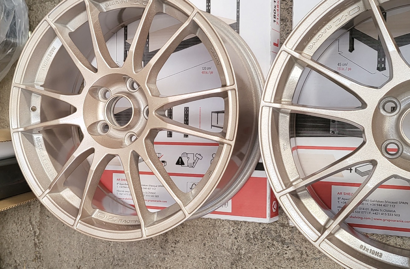 Rims Finished in Pps-2974 and Pmb-6648 | Prismatic Powders