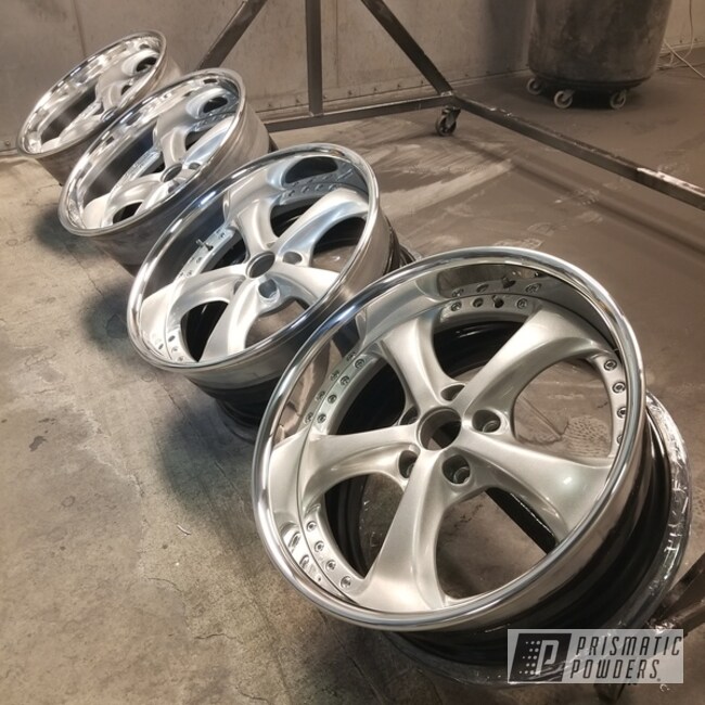 Volkswagen Wheels Done In Heavy Silver And Clear Vision