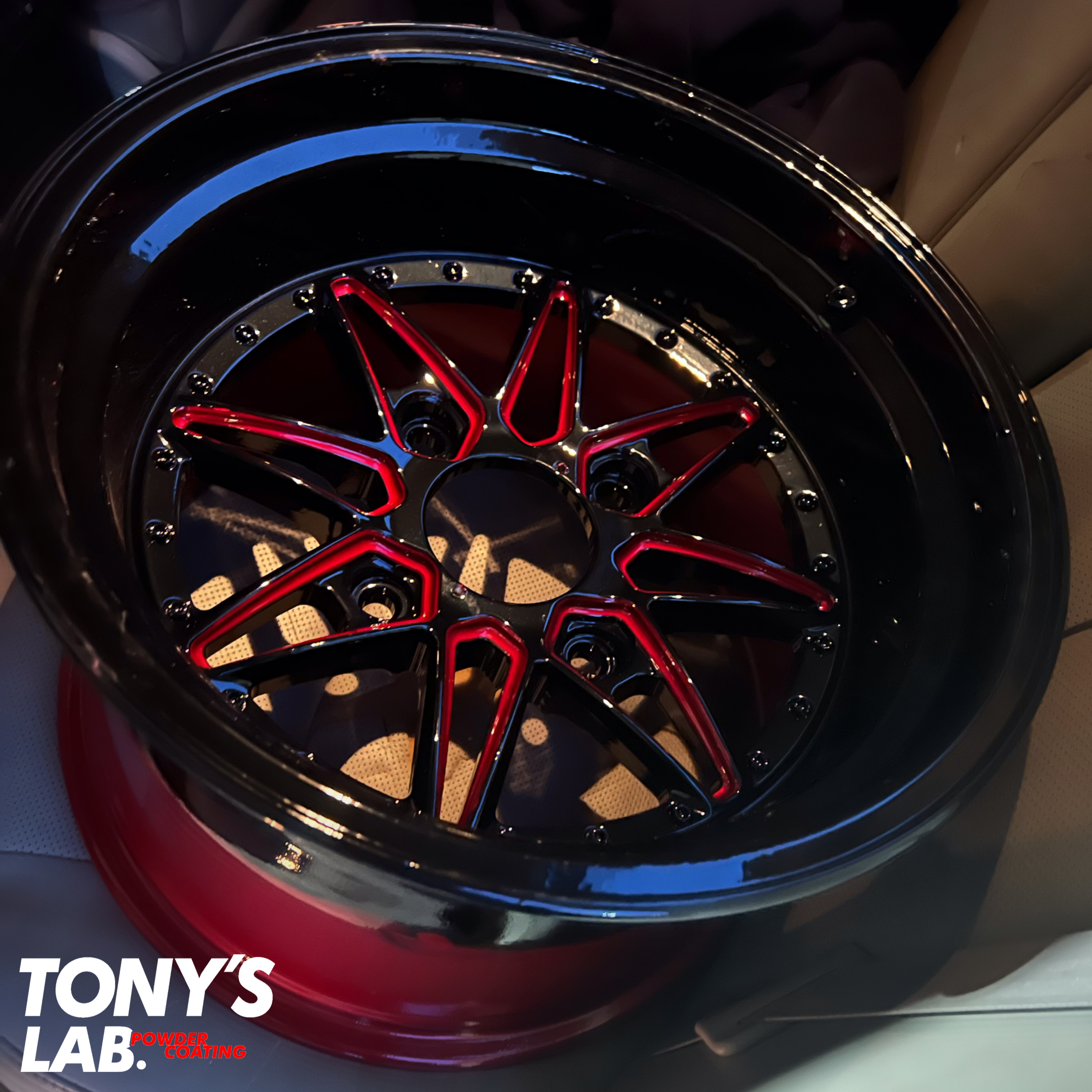 Two Tone Rays Rims Powder Coat Two Tone Rims | Prismatic Powders