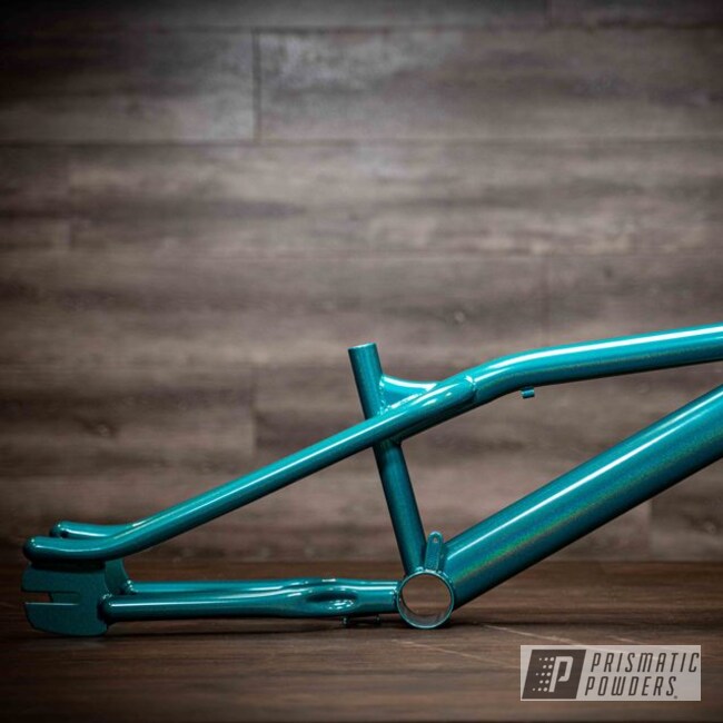 Powder Coated Super Chrome Plus And Mermaid Candy Bicycle Frame