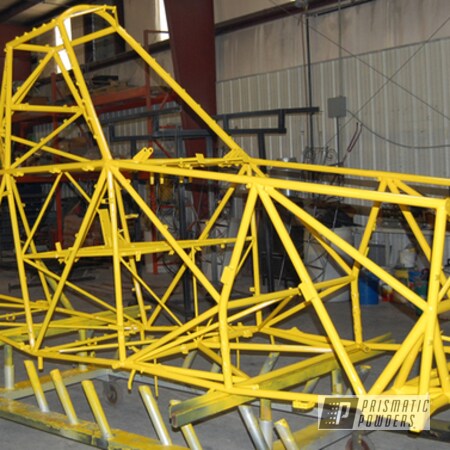 Powder Coating: crop duster,Airplane,Yes Yellow PSS-5691,Aviation