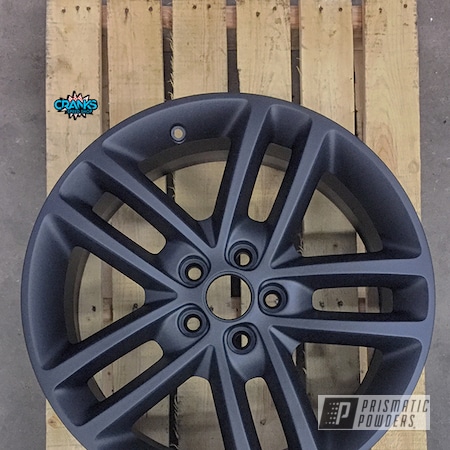 Powder Coating: Silk Satin Black HSS-1336,Dodge,Color Match,Dodge Charger Wheels,Automotive,Satin,Solid Tone,Wheels
