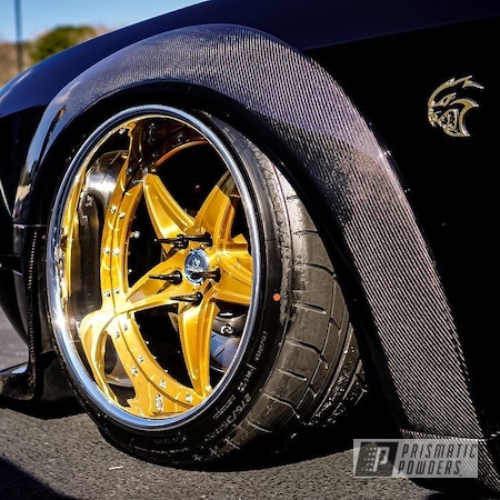 Powder Coating: Transparent Gold PPS-5139,NXS Wheels,20" Wheels,Rims,3 Piece,NXS-5 3pc ST,Forged,Wheels