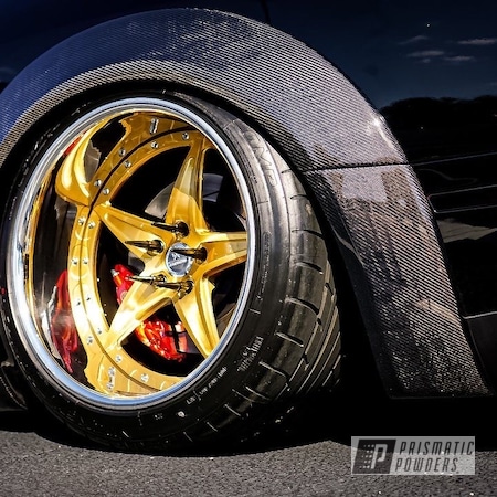 Powder Coating: Wheels,3 Piece,20" Wheels,Forged,Rims,NXS Wheels,Transparent Gold PPS-5139,NXS-5 3pc ST