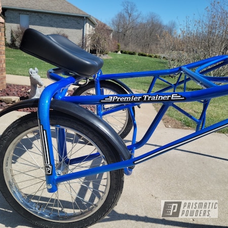 Powder Coating: Bicycle,Radar Blue PMB-10644,Blue Bicycle,Bicycle Frame