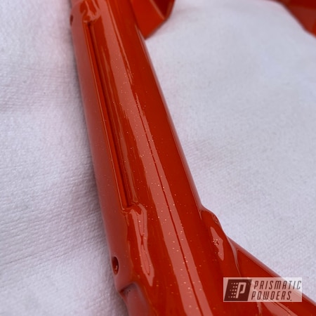 Powder Coating: Shattered Glass PPB-5583,Truck Parts,Red Truck Parts,Very Red PSS-4971