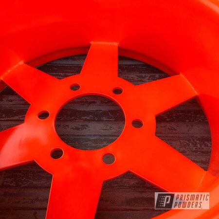 Powder Coating: Wheels,Rims,Colorful Rims,Truck Rims,Gloss White PSS-5690,Striker Orange PPS-4750