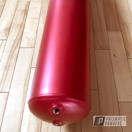 Powder Coating: Airlift Tank,Anodized Red PPB-5936,SUPER CHROME USS-4482,chrome,Automotive