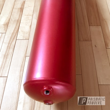 Powder Coating: Airlift Tank,Anodized Red PPB-5936,SUPER CHROME USS-4482,chrome,Automotive