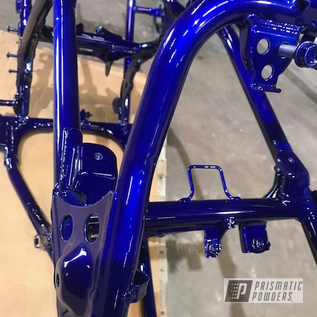 Powder Coating: Bike Frame,Intense Blue PPB-4474,Frame