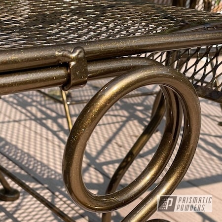 Powder Coating: Patio Chairs,Two Stage Application,Powder Coated Chair,Bronze Chrome PMB-4124,KING MIDAS UPB-3033,Outdoor Patio Furniture,Furniture